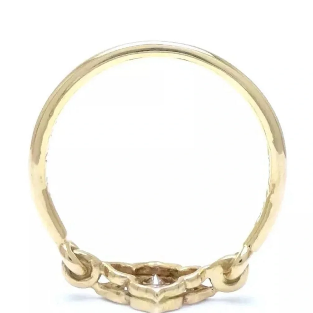 Cartier size 4.5 Hindu lotus ring- 18k gold Diamond. Authenticated! - Picture 4 of 6